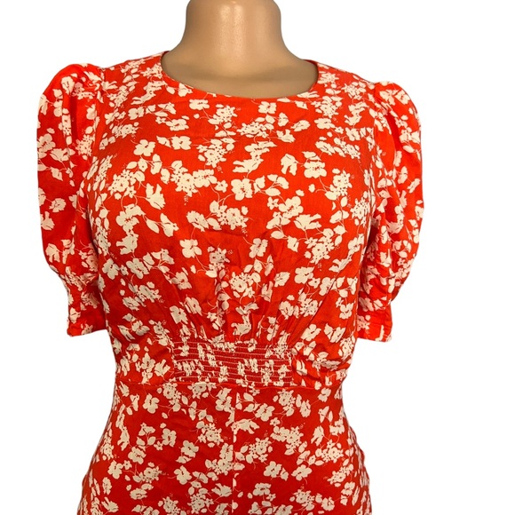 ASOS Design Midi Tea Dress in Floral Print - Picture 6 of 9